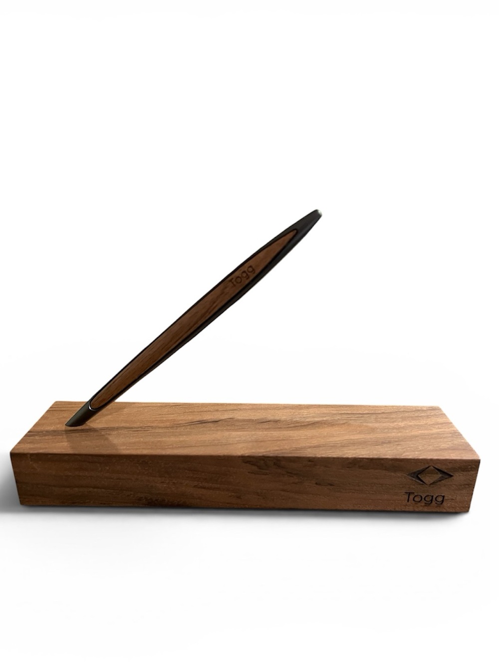 pininfarina CAMBIANO CLASSIC 
Walnut Wooden Pen with Dock—Very Unique Pen